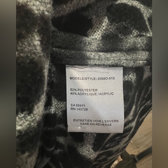 TRIBAL Animal Print Long Blazer/Coat - Picture 6 of 6